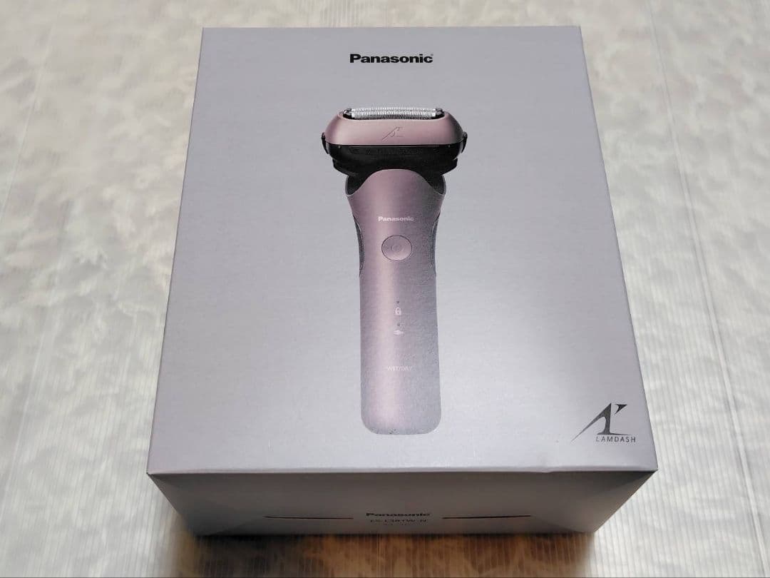 パナソニック 電気シェーバー3枚刃 自動洗浄器付 ES-L381W-N洗浄剤7個