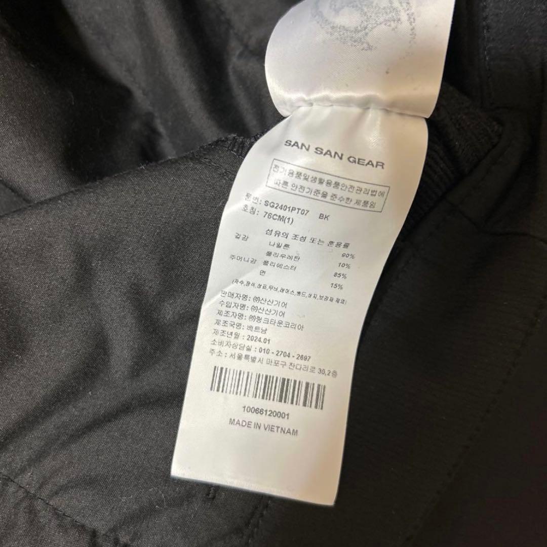 パンツ sansangear 2WAY POCKET PANTS black 1