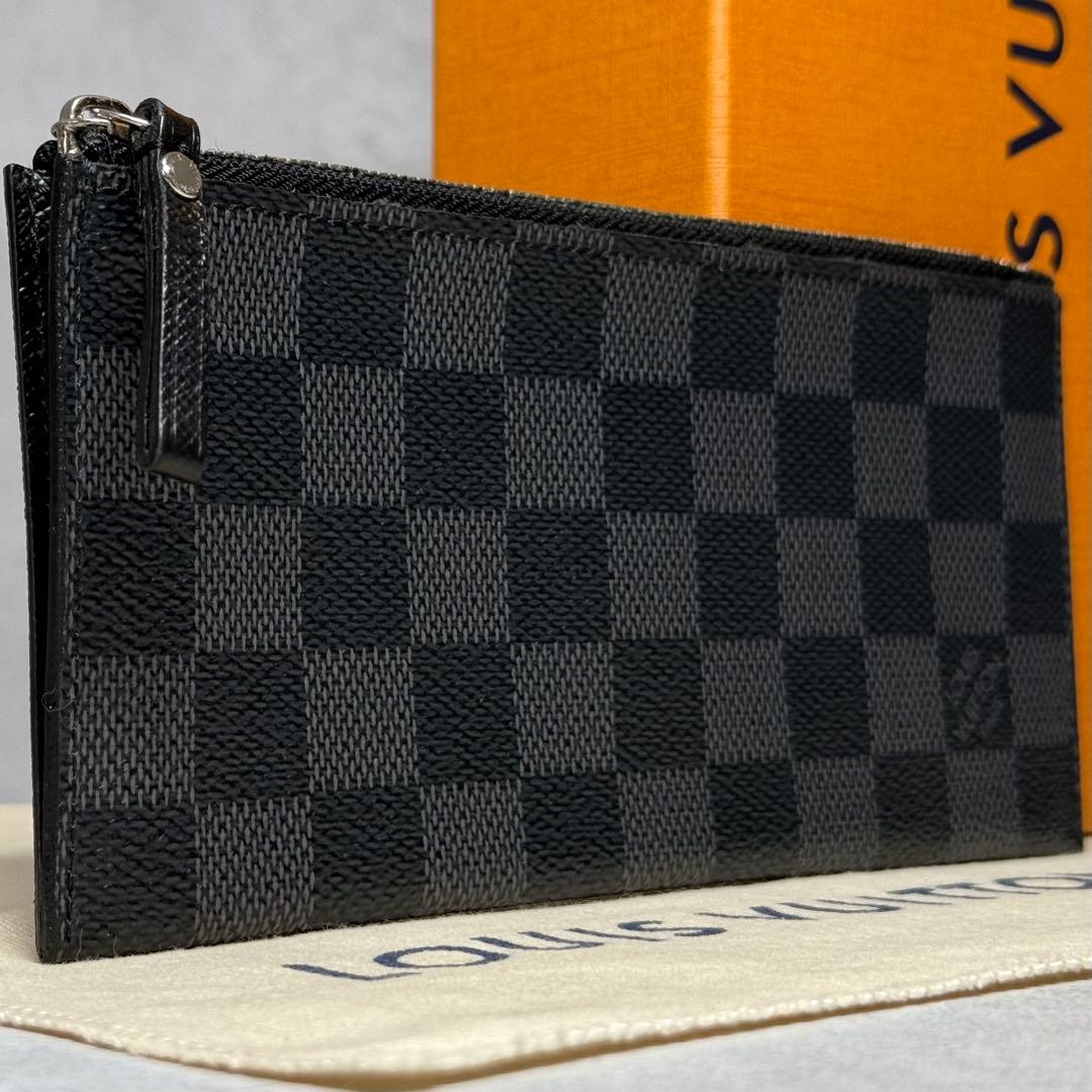 ルイヴィトン ダミエ グラフィット ポルトフォイユロンモデュラブル 小銭入れ