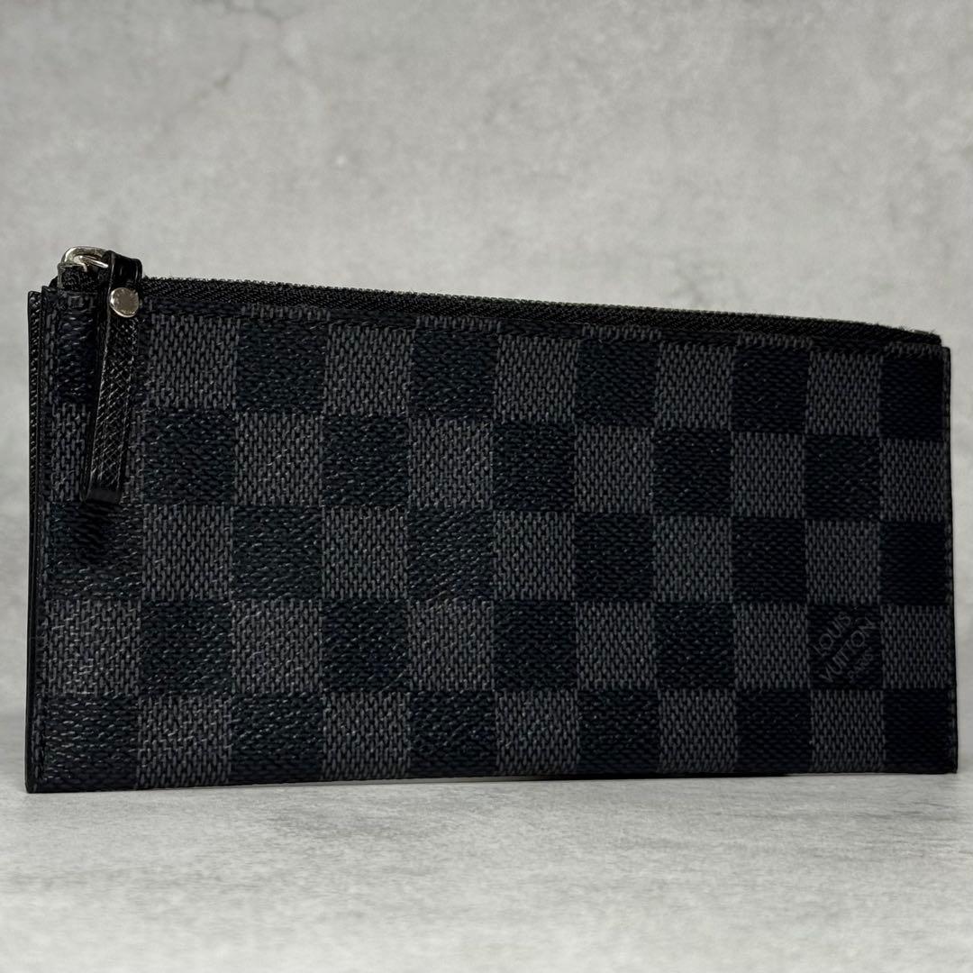 ルイヴィトン ダミエ グラフィット ポルトフォイユロンモデュラブル 小銭入れ