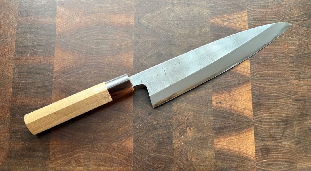 正本総本店　本霞　玉白鋼　身卸　出刃　210mm 7寸　包丁　和包丁　研ぎ済