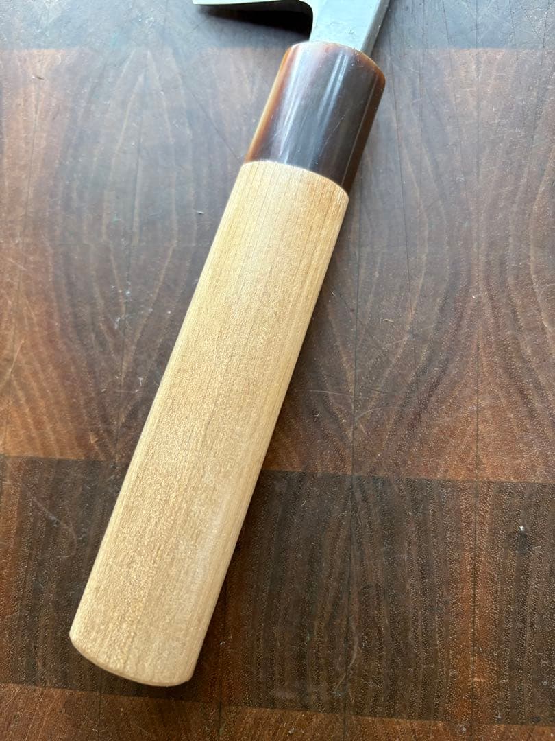 正本総本店　本霞　玉白鋼　身卸　出刃　210mm 7寸　包丁　和包丁　研ぎ済