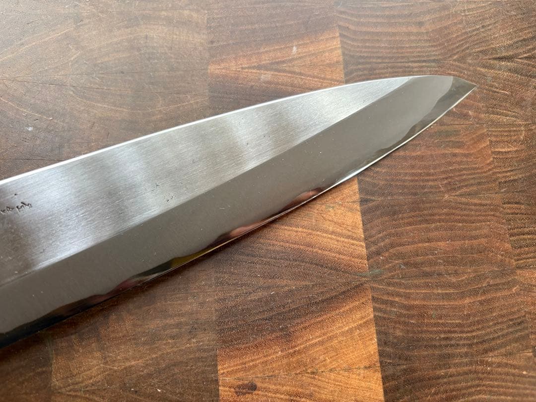 正本総本店　本霞　玉白鋼　身卸　出刃　210mm 7寸　包丁　和包丁　研ぎ済