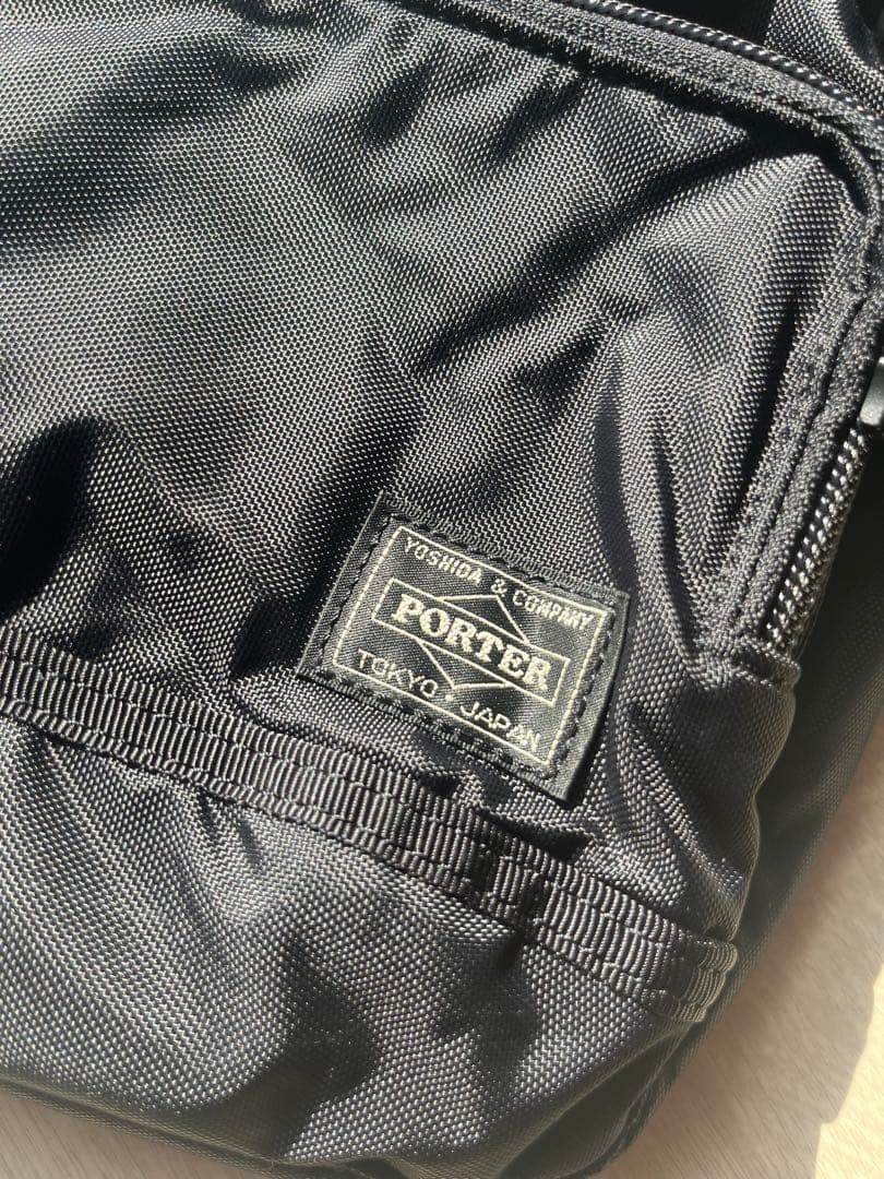 PORTER フラッシュ ボディバッグ ポシェットタイプ ブラック