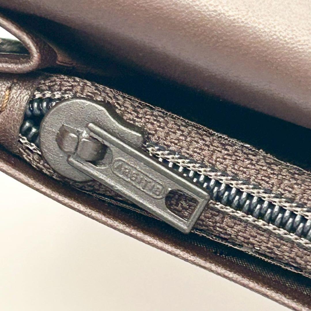 【超美品】dunhill ダンヒル 長財布 二つ折り 小銭入れレザー 茶色