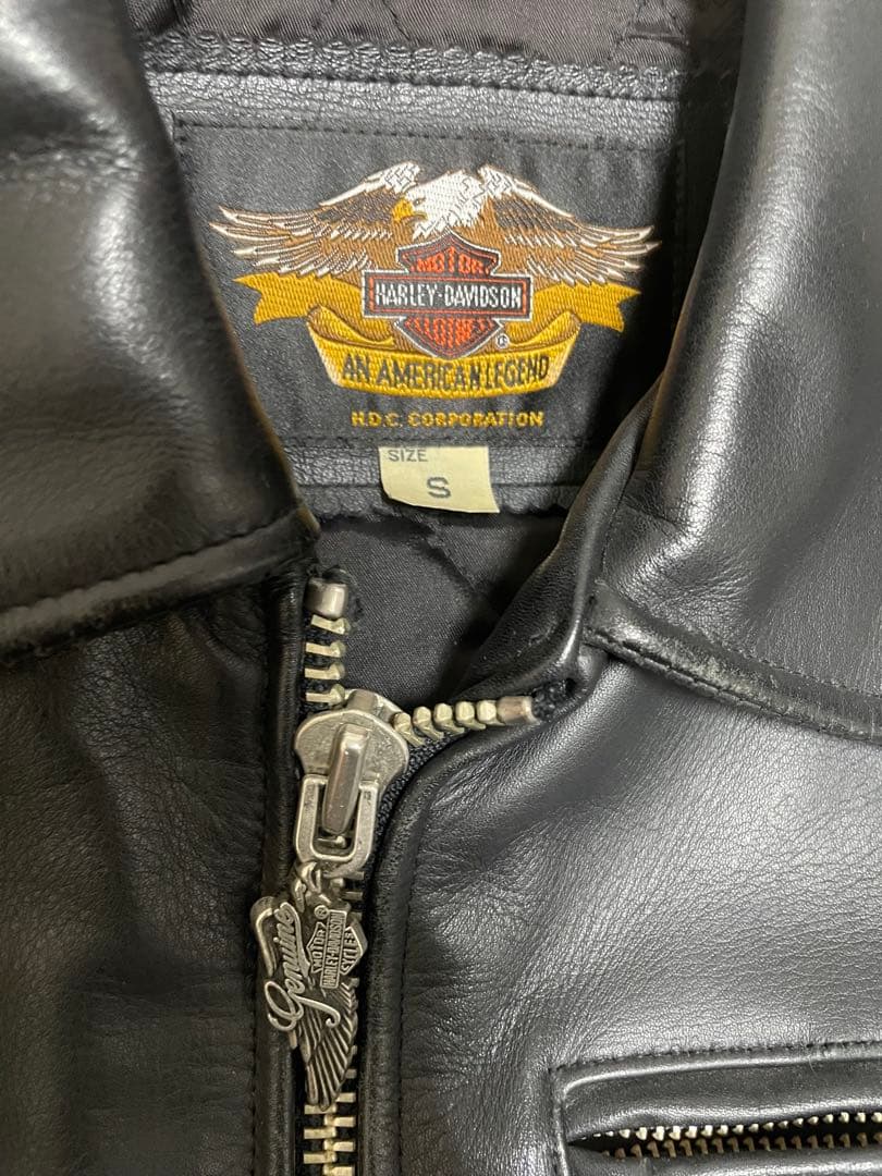 ハーレーダビッドソン シングルライダース/サイズS ショート丈【美品】