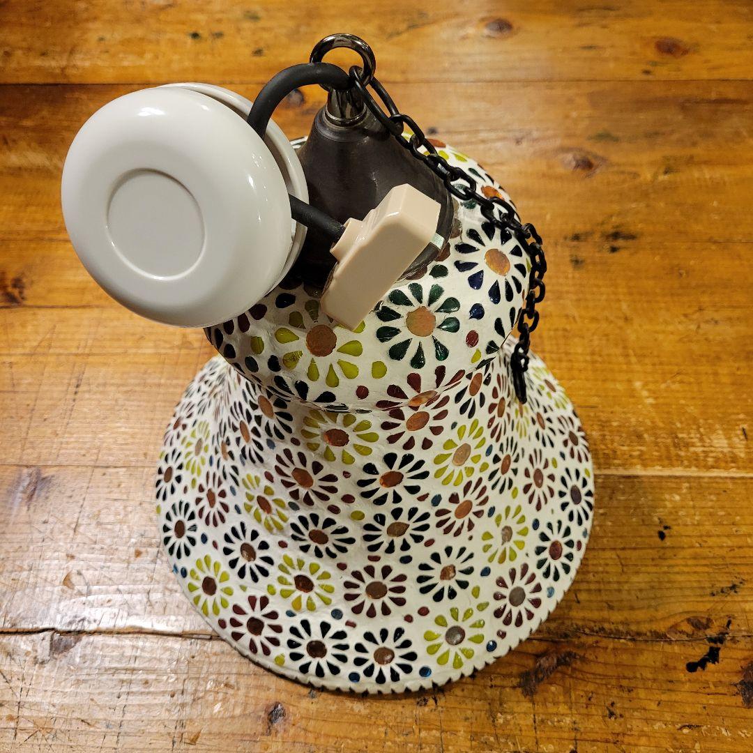 希少【トルコで購入】 トルコランプ 天井 シェードランプ 照明 シーリングライト