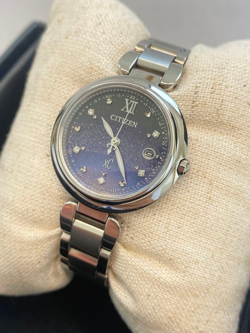 【付属品完備】美品！CITIZEN XC クロスシー 夜の虹 電波時計(ルキナ)