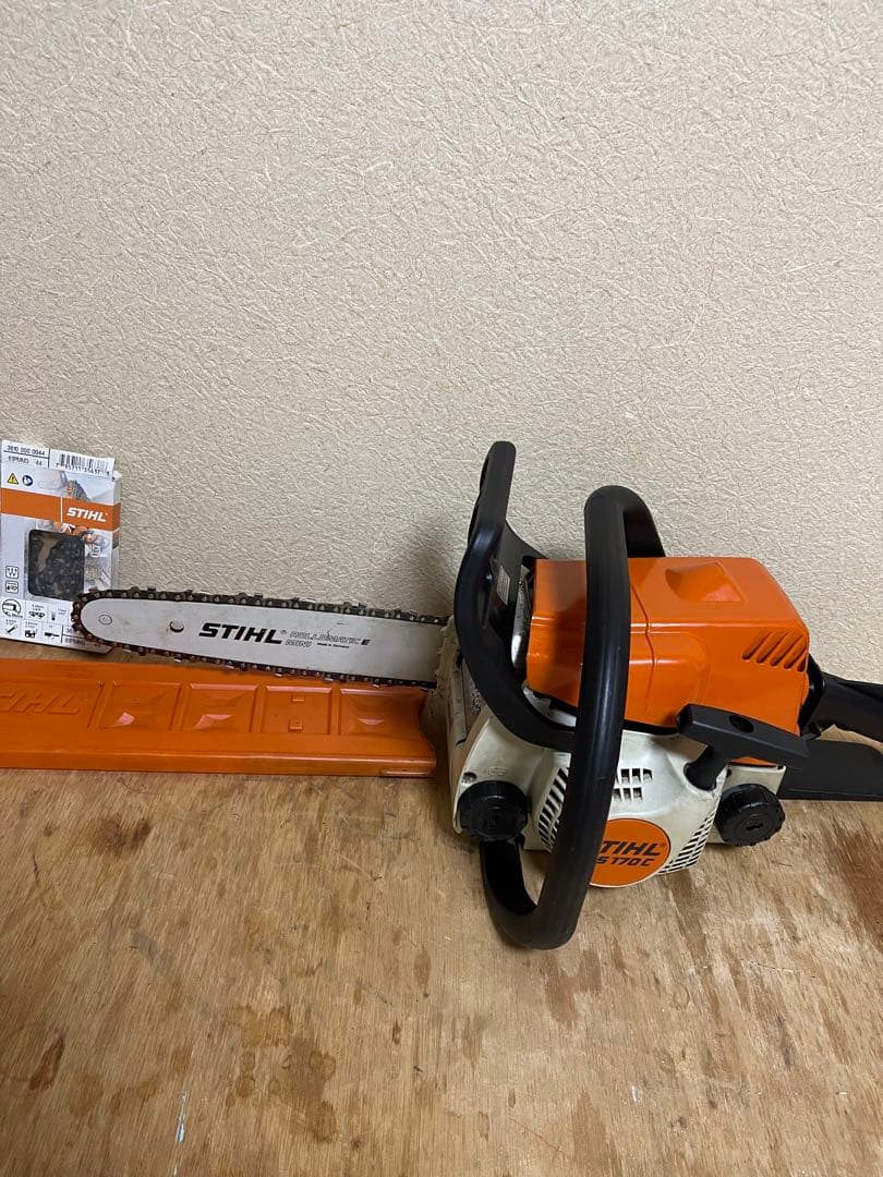 STIHL エンジン チェンソー MS170C長期倉庫保管の為ジャンク品扱い)