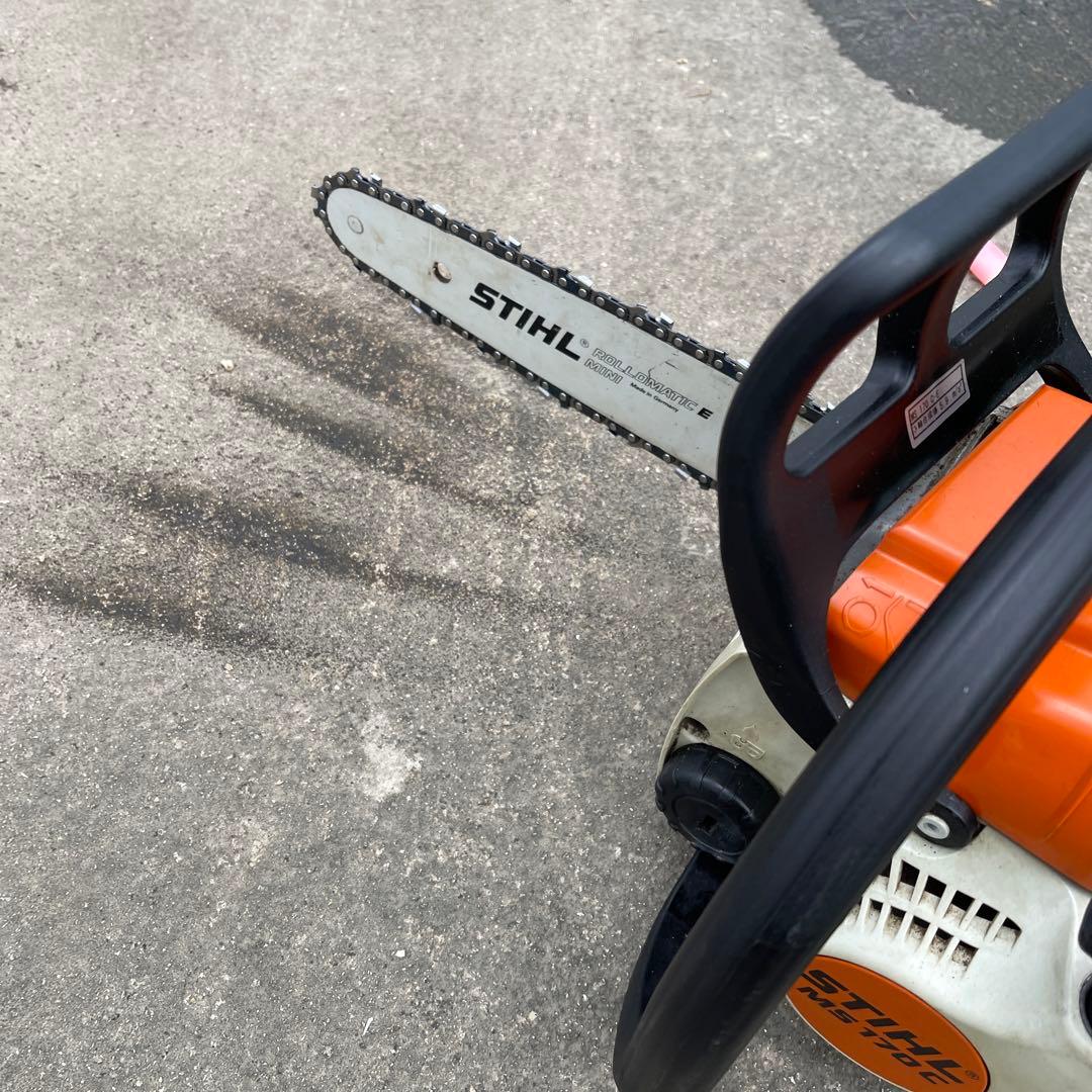 STIHL エンジン チェンソー MS170C長期倉庫保管の為ジャンク品扱い)