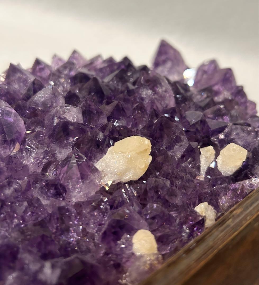 アメジスト オブジェ 2kg超 天然石 パワーストーン インテリア