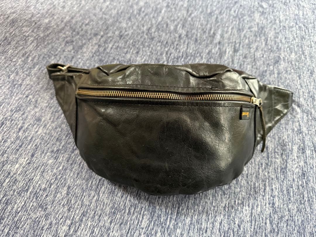 vanson バンソン レザー ボディバッグ 黒