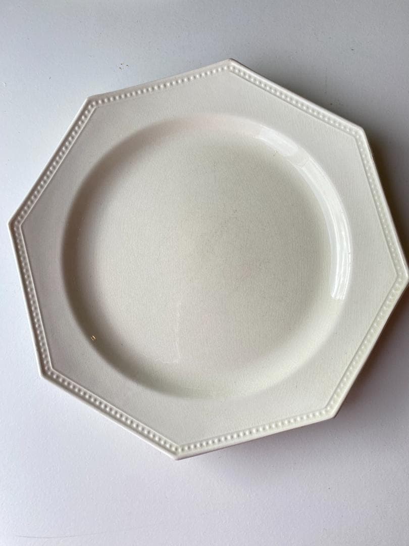 【希少】フランス アンティーク モントロー オクトゴナル ディナー 皿