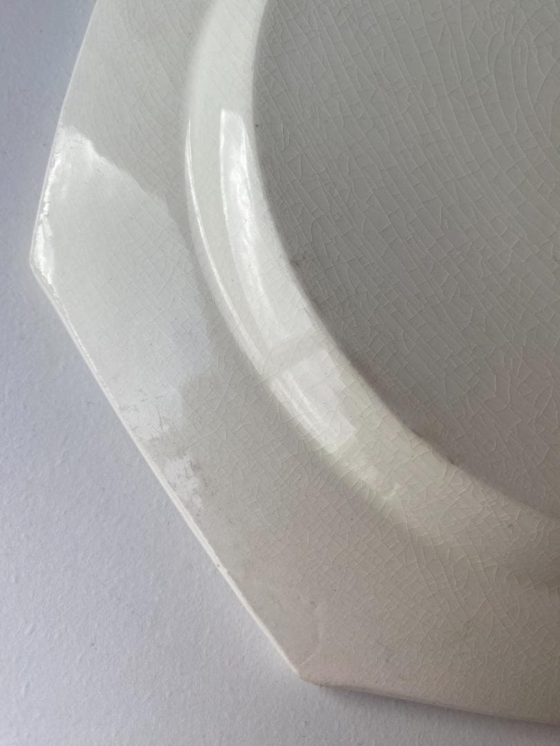 【希少】フランス アンティーク モントロー オクトゴナル ディナー 皿