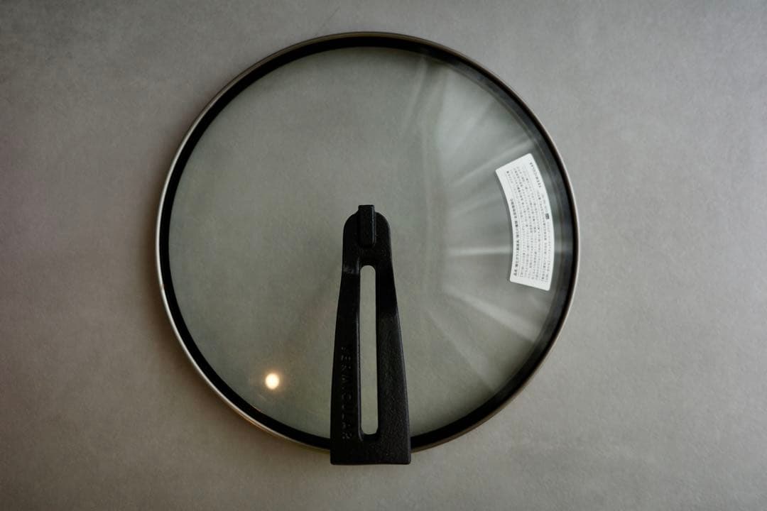 バーミュキュラ24 鋳鉄製フライパン ガラス蓋付き