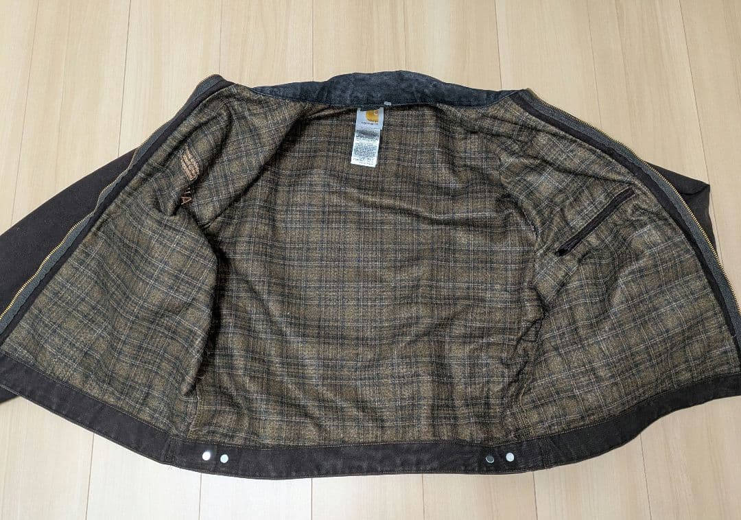 Carhartt デトロイトジャケット　J97 DKB USA製　ダークブラウン