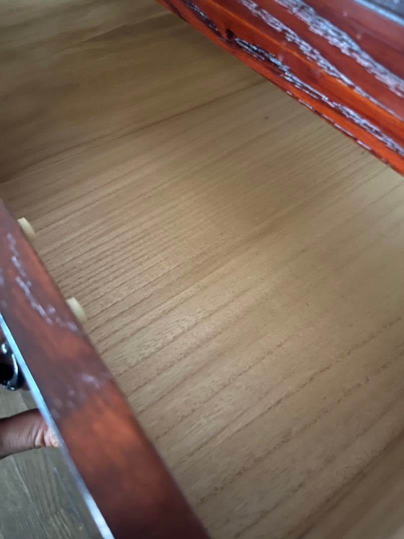 筑後民芸 民芸家具 時代箪笥 茶箪笥 欅 格子 民芸家具