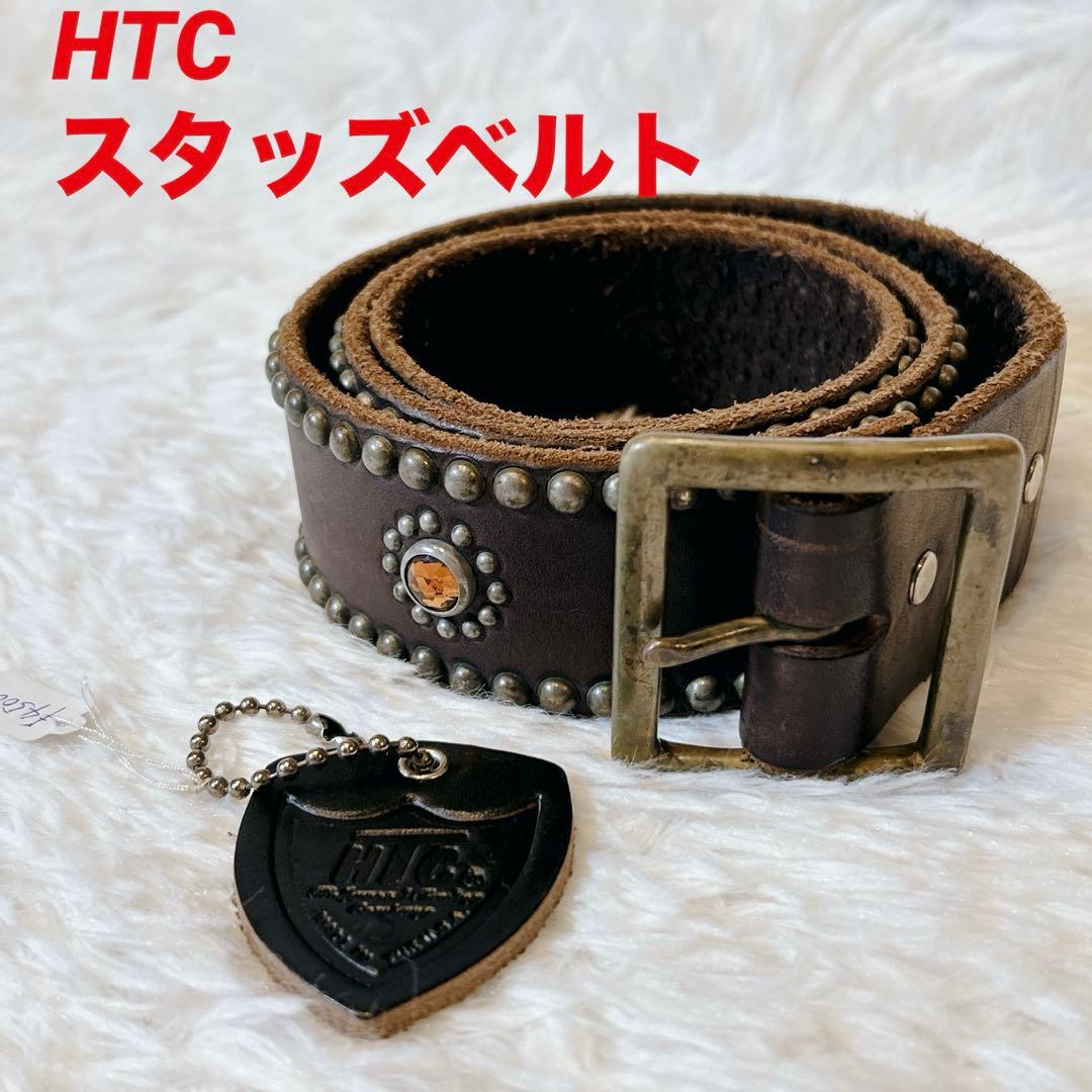 【希少】HTC USA製 フラワーコンチョ スタッズベルト 36