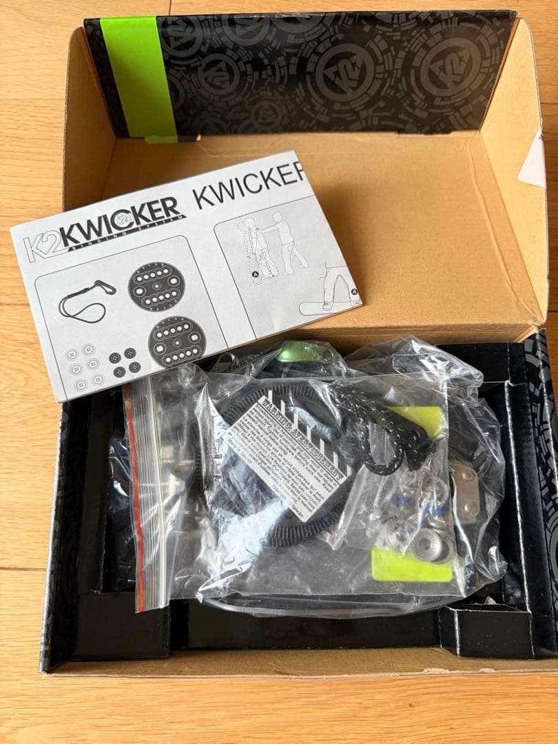 K2 KWICKER ブラック/ノワール ビンディング