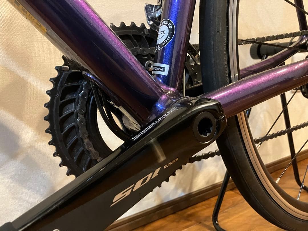 TREK トレックEmonda ALR 5 パープル ロードバイク ペダル付き