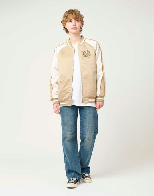 フラワーカンフーラムチョップ｜スカジャン 男女兼用 XL 新品