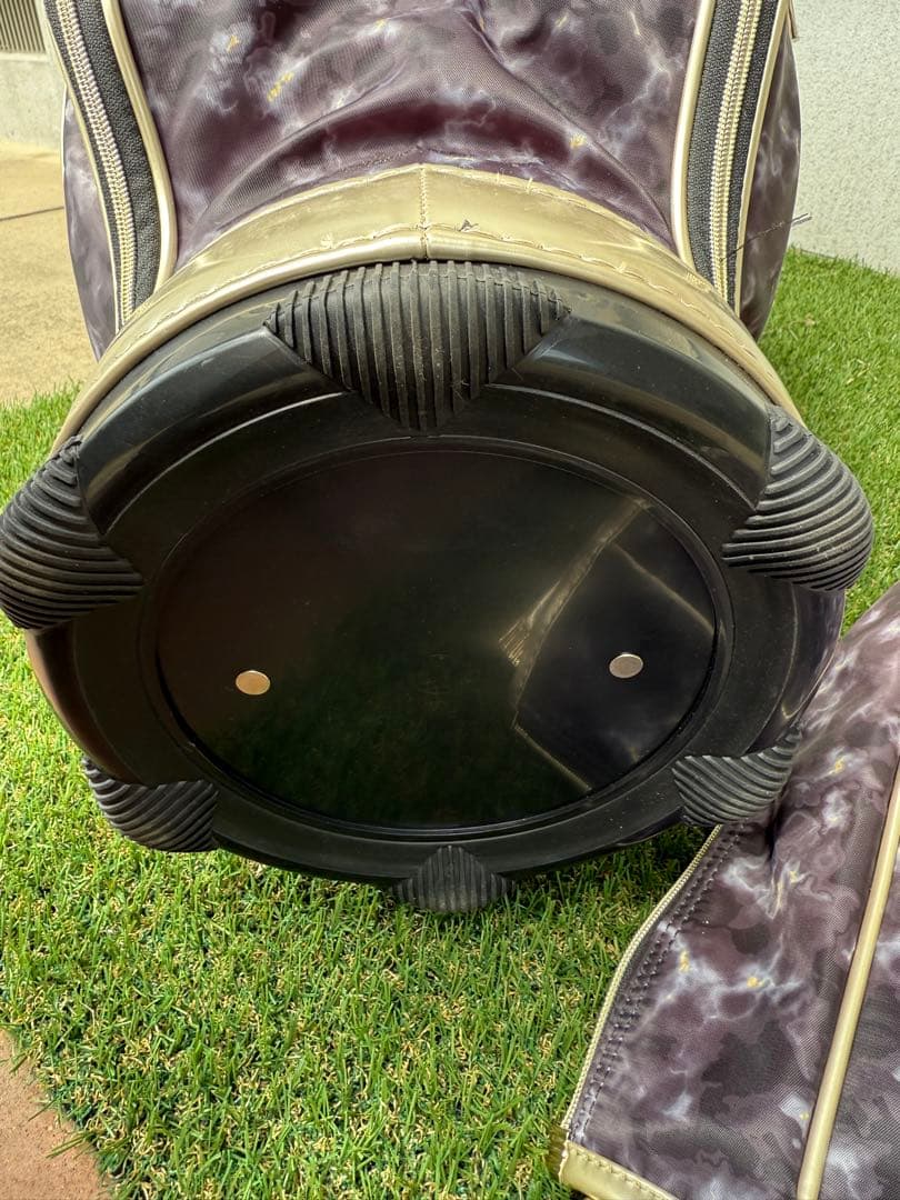 中古 2022 ＭＵスポーツ キャディバッグ 大理石柄 ミエコウエサコ