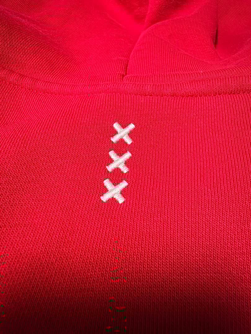 日本未発売/アヤックス アディダス パーカー XL 赤 AJAX adidas