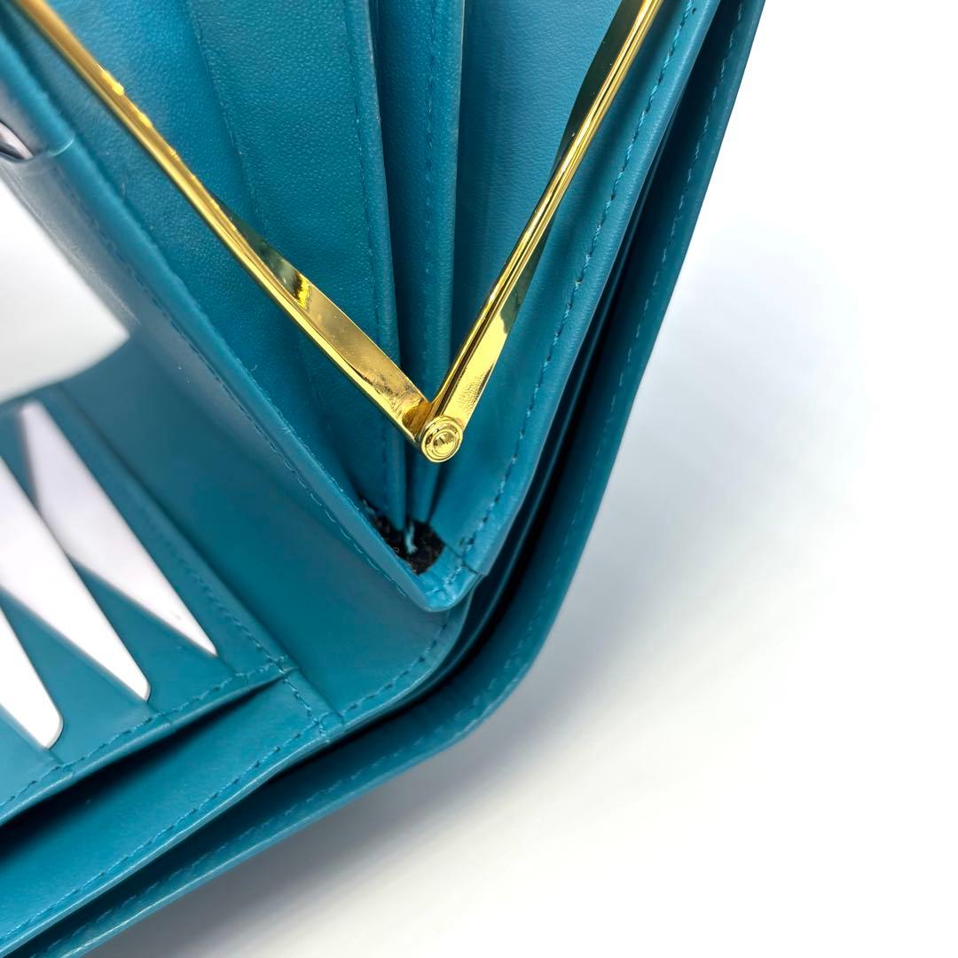 未来 　　　　Yves Saint Laurentエンボスロゴ 青色