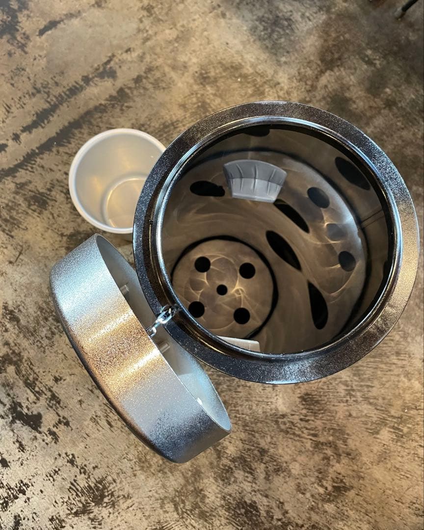 ステンレス製 置き型灰皿 蓋付き JT灰皿 新品未使用