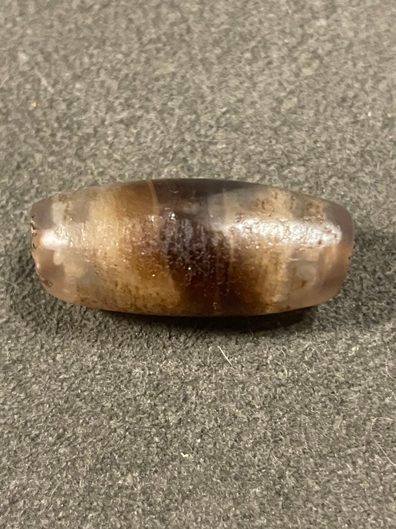 マサマサ様　12～18世紀ブータン郊外出土　古代天珠　虎牙天珠　風化