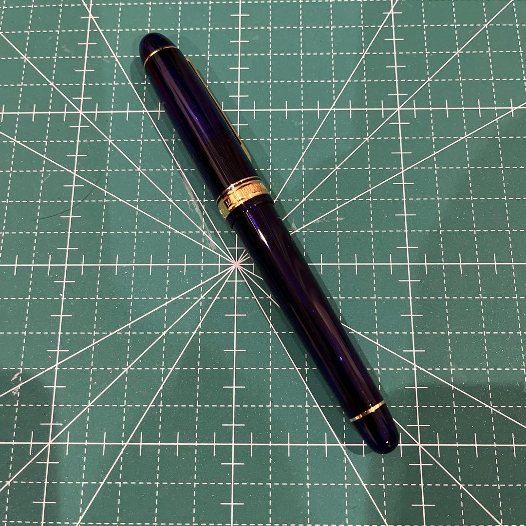 PLATINUM 14K F 万年筆 3776 センチュリー シャルトルブルー