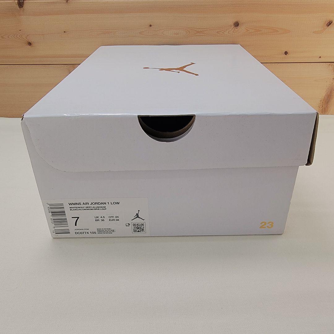 ナイキ ウィメンズ エアジョーダン ロー ウルフグレー 24cm