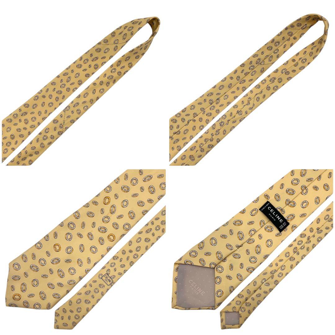 ハイブランド ネクタイ 15点 シャネル エルメス グッチ セリーヌ アルマーニ