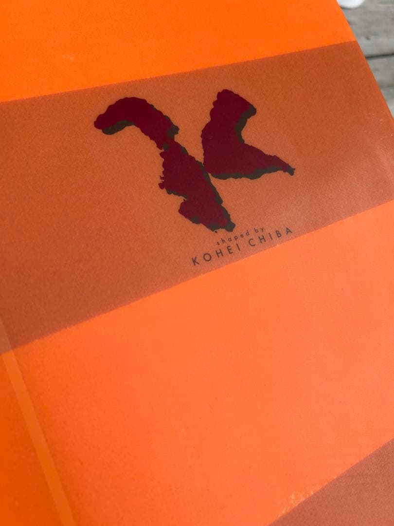 新品303サーフボード 6'0\" 千葉公平シェイプ クアッドフィン　オレンジ