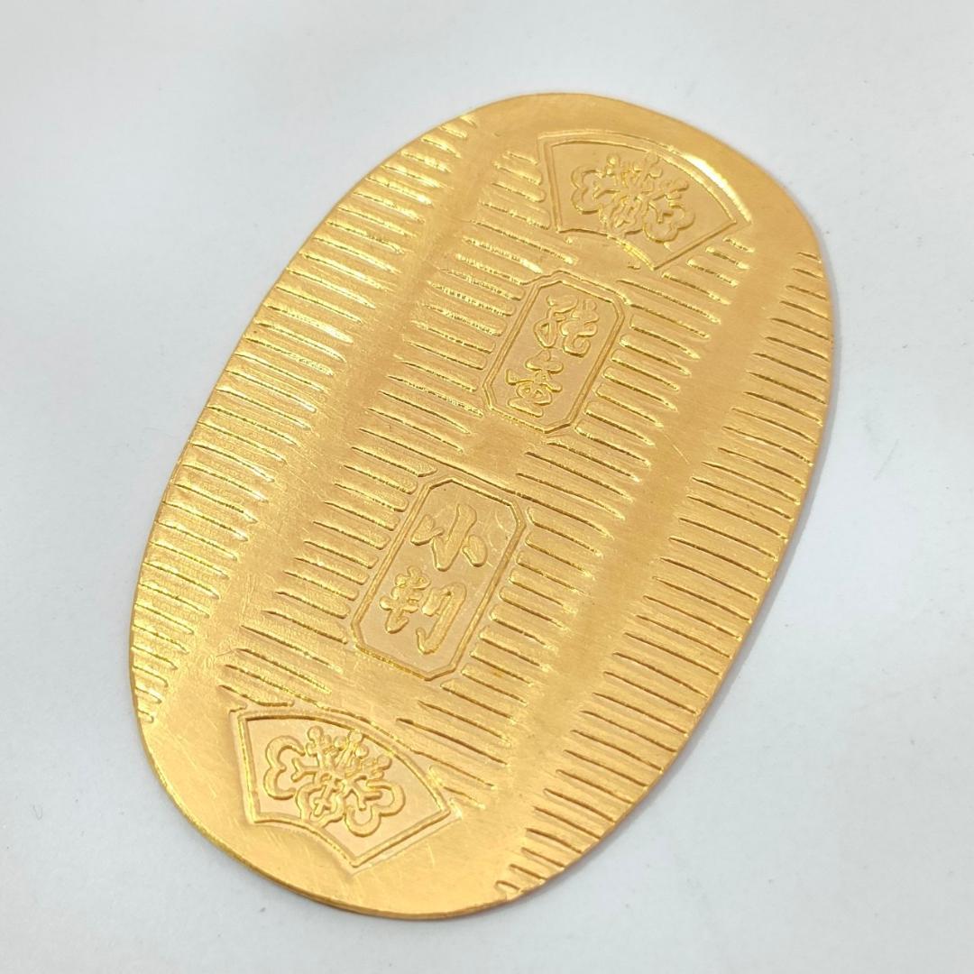 純金 K24 徳力 小判モチーフ オブジェ 置物 10.01ｇ A941