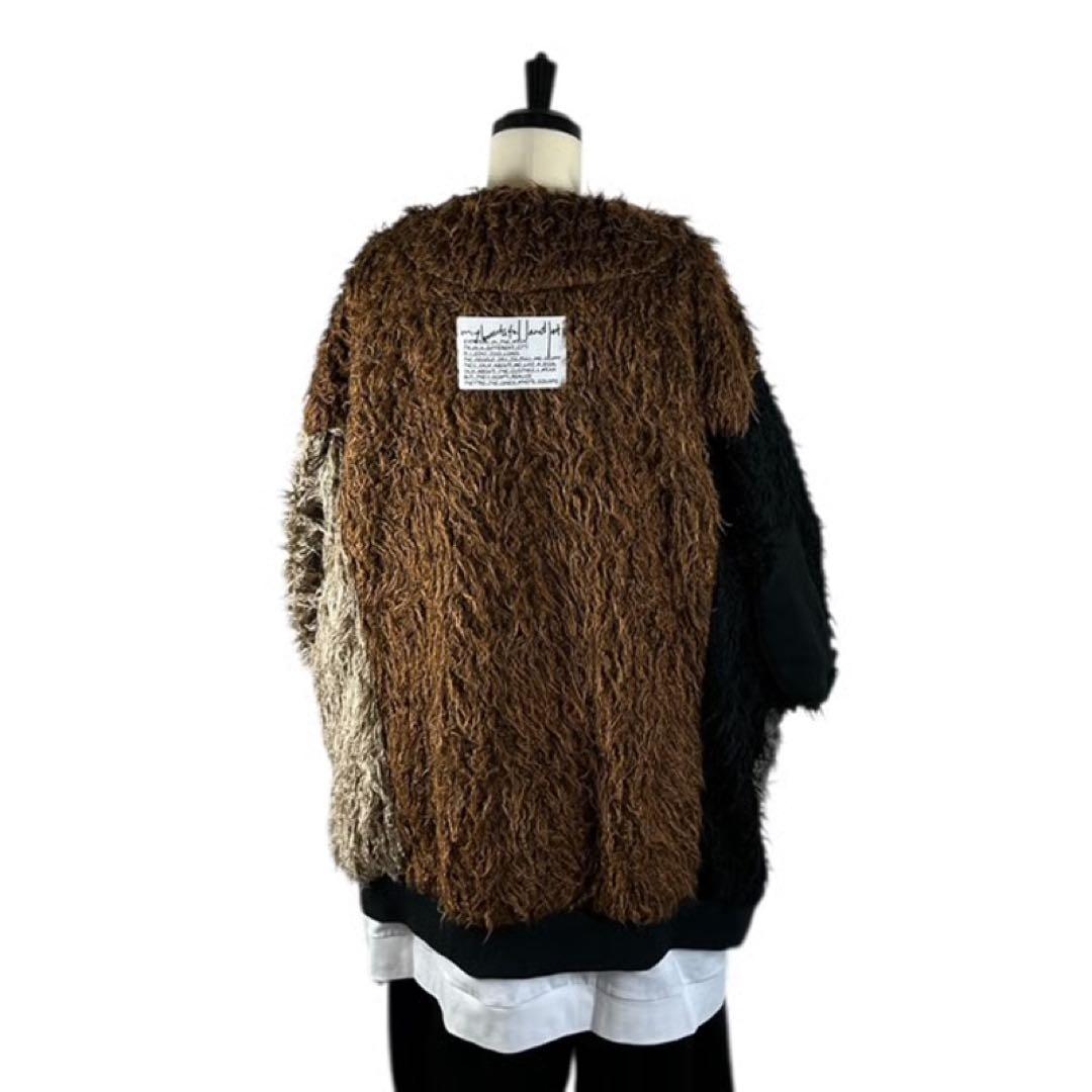 【25AW my beautiful landletシャギービッグカーディガン】