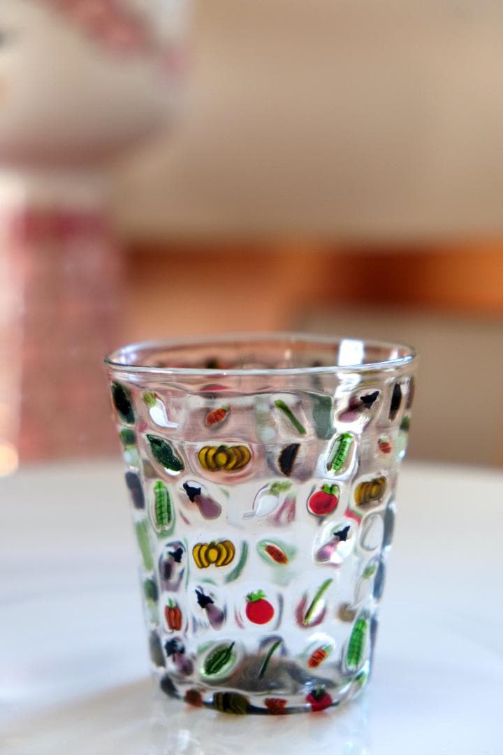 江波冨士子 ムッリーニ 吹きガラス お猪口 コップ ワイングラス 花瓶 舩木倭帆