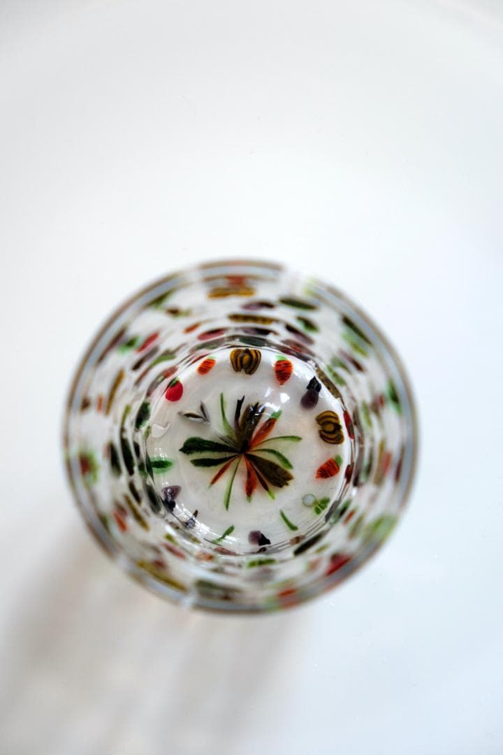 江波冨士子 ムッリーニ 吹きガラス お猪口 コップ ワイングラス 花瓶 舩木倭帆