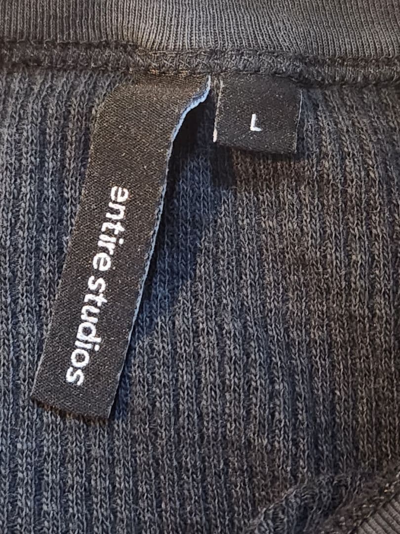 entire studios サーマルロングスリーブ WASH Lサイズ