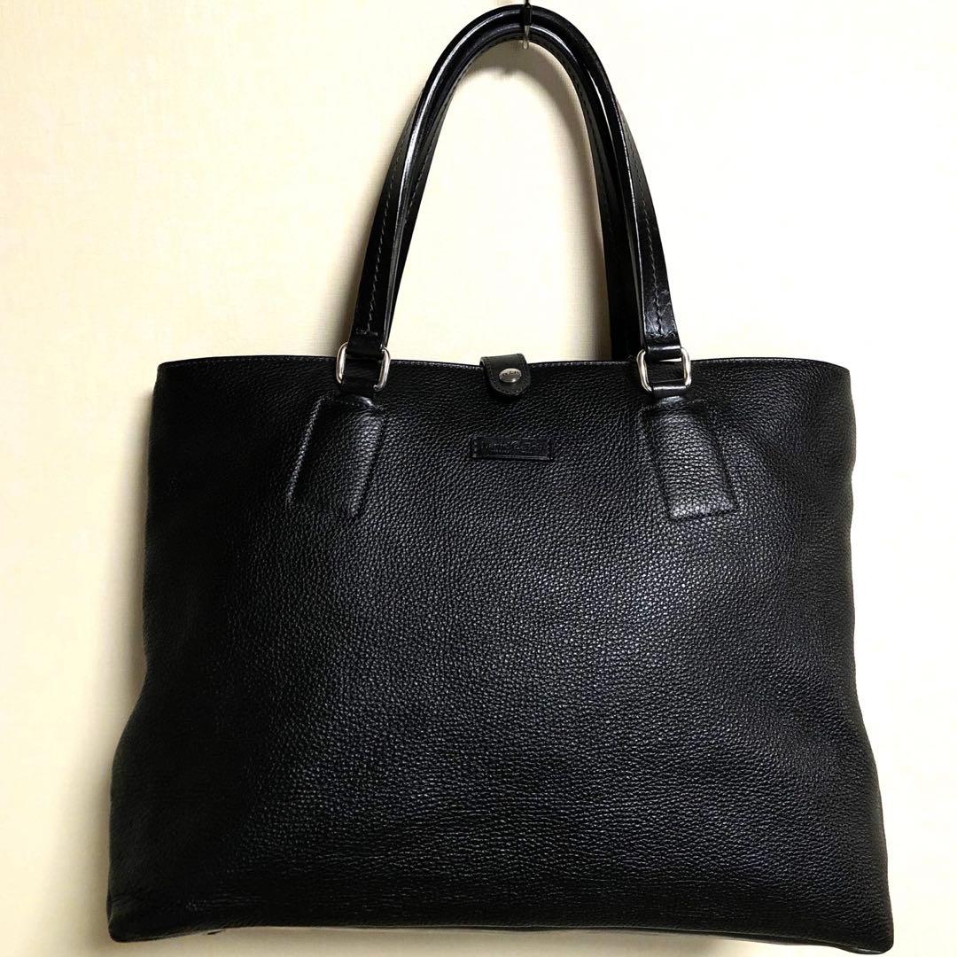 超美品✨ダニエル&ボブ トゥモローランド別注 レザートートバッグ 黒 大容量