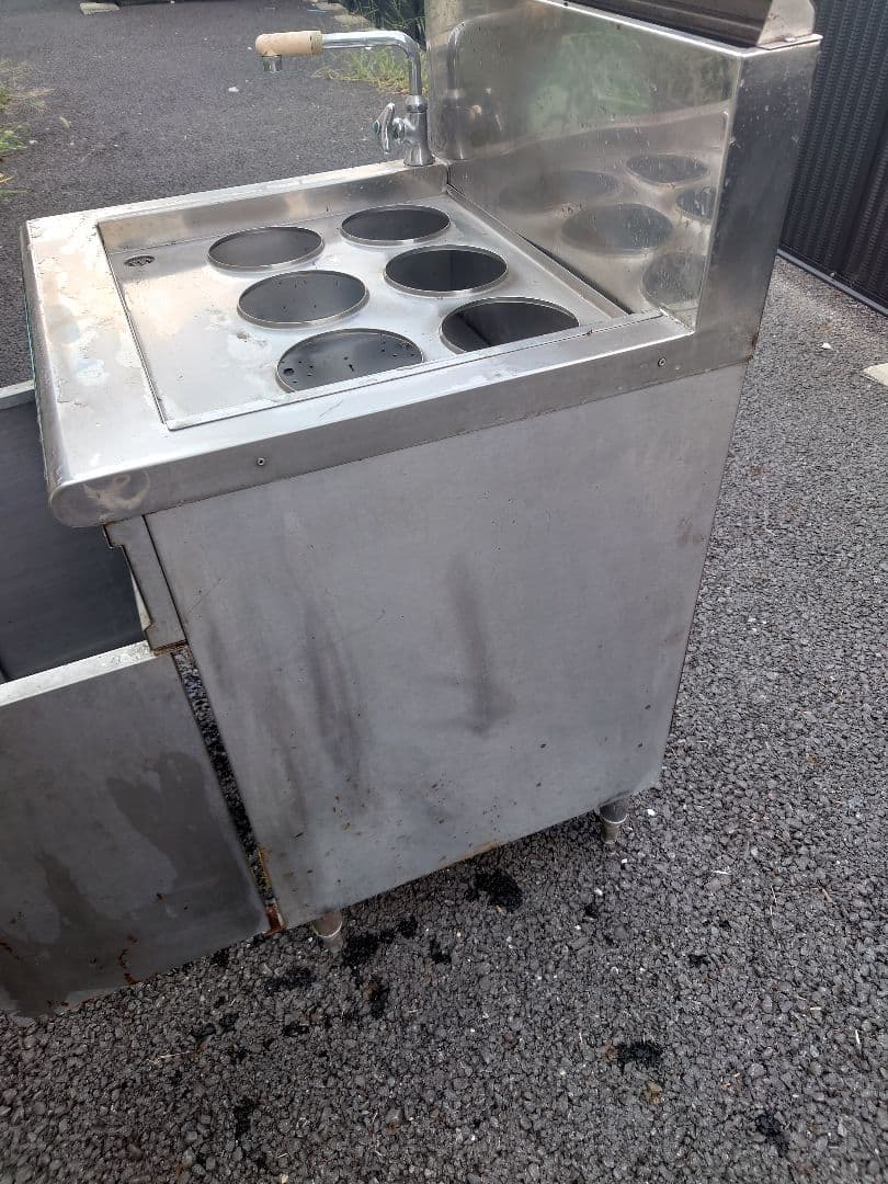 ゆで麺麺器　LPガス　送料込