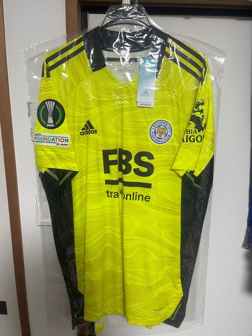 レスター　ユニフォーム　ECLパッチ付き　激レア