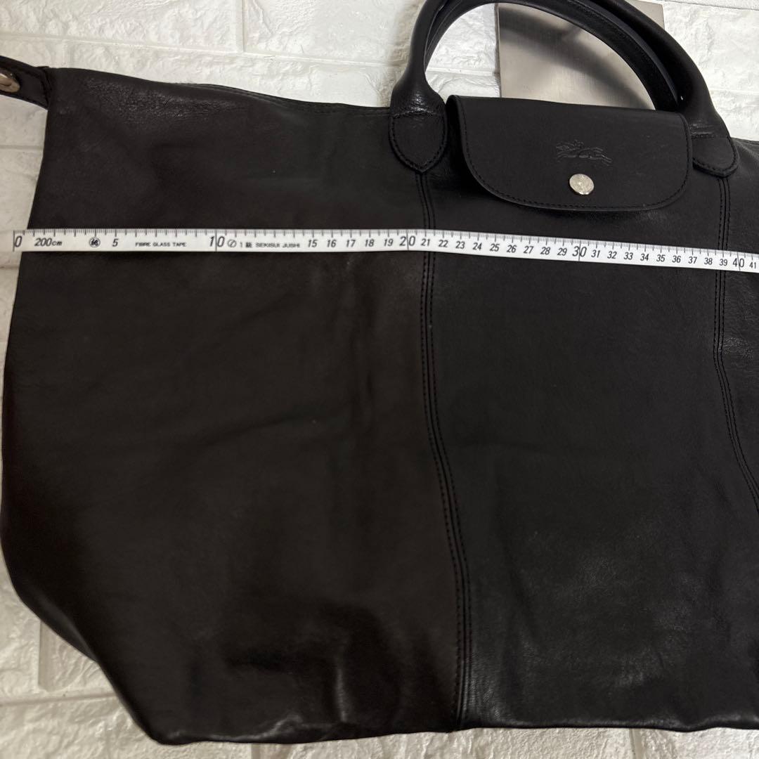 ▪️ Longchamp オールレザー　ボストンバッグ　レザーバッグ