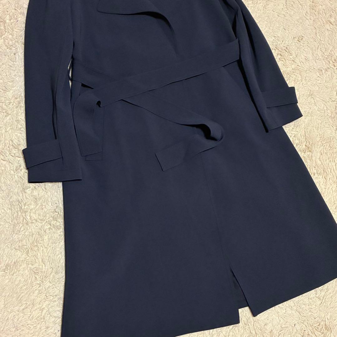 Theory 2024年モデル 現行 紺 ネイビー ベルト付 トレンチコート