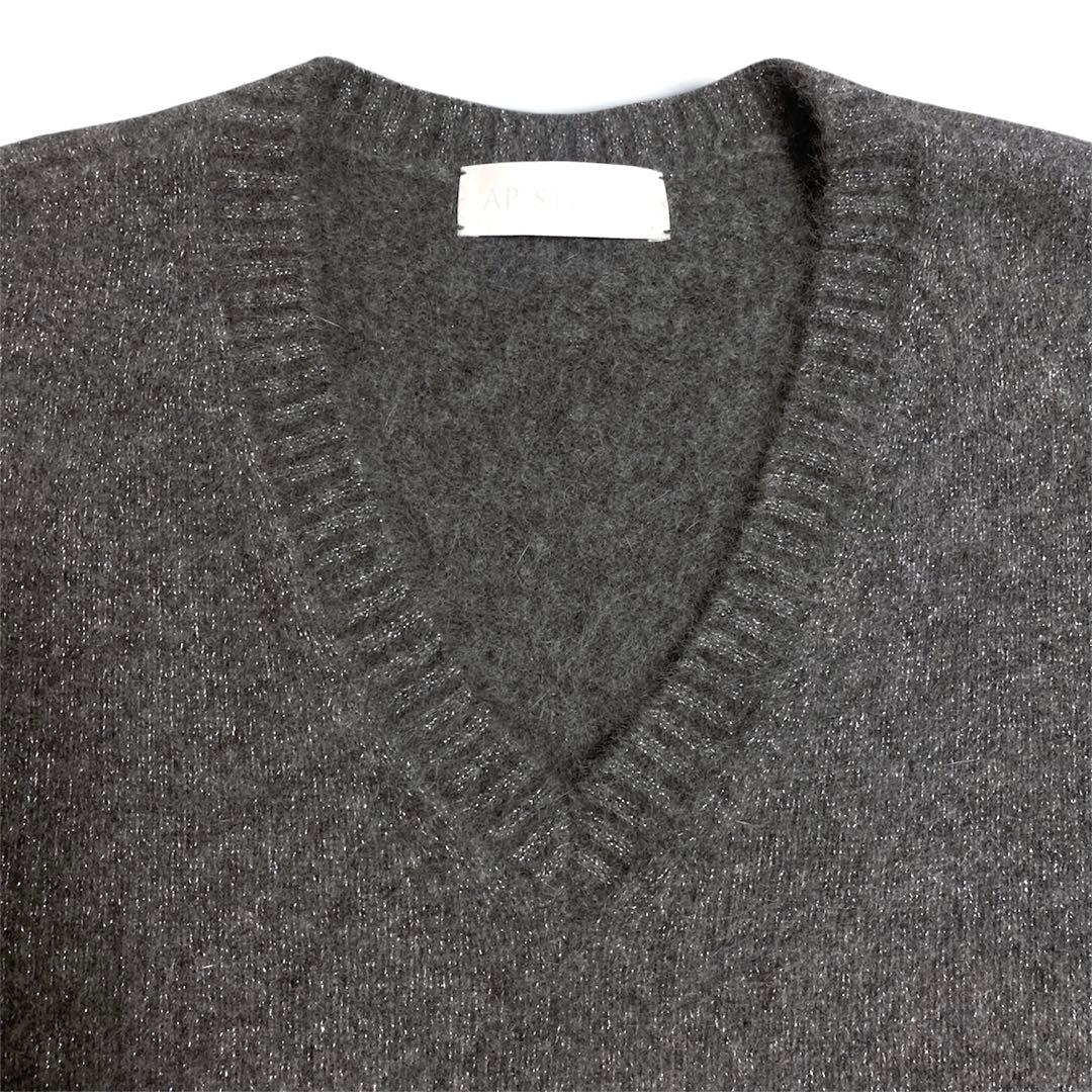 AP STUDIO フォックスVネックプルオーバー ニット ドゥズィーエムクラス