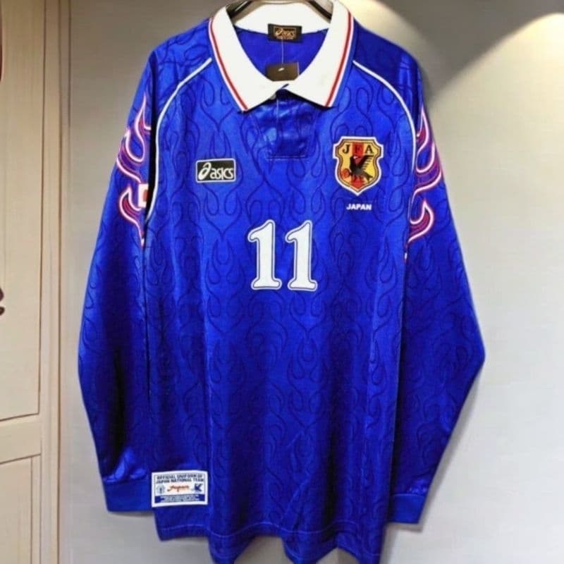 1998日本代表 KAZU 三浦知良 長袖 シャツ 背番号11