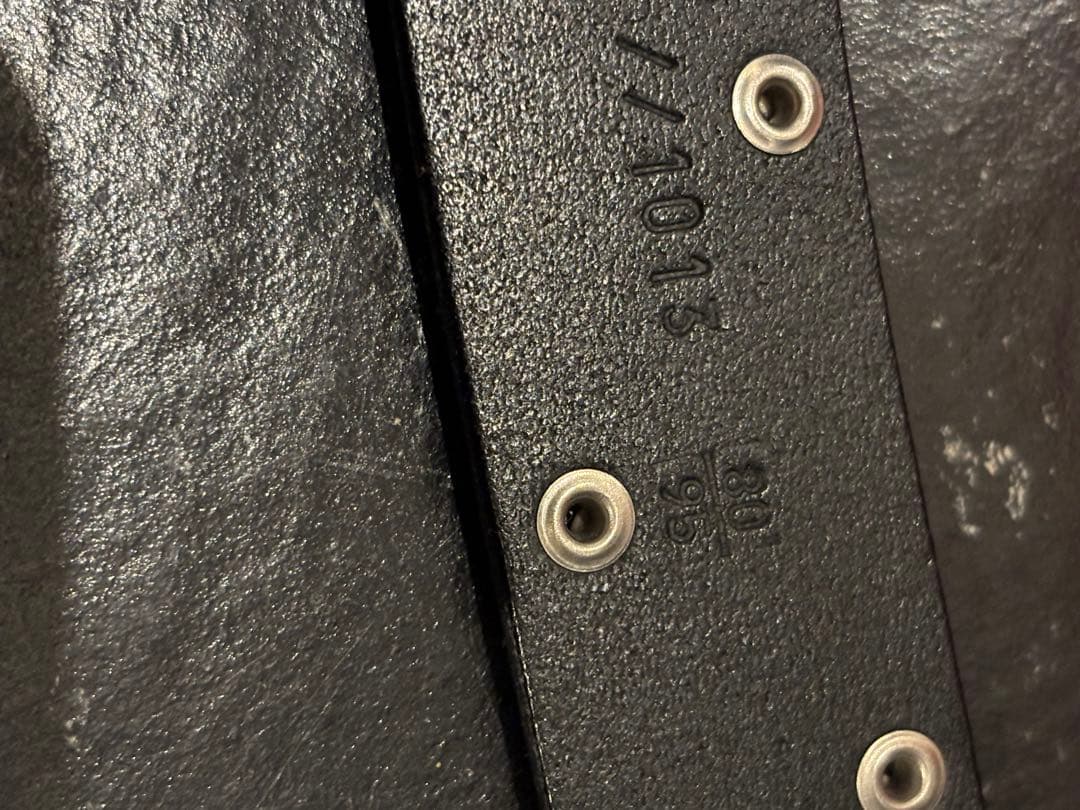 ディオールオム エディ2004SS strip スタッズベルト ブラック 80