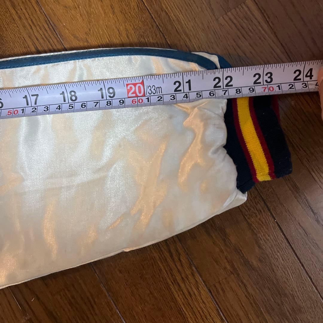 90s 復刻スカジャン リバーシブル 両面サテン 中綿 顎外れ虎 М