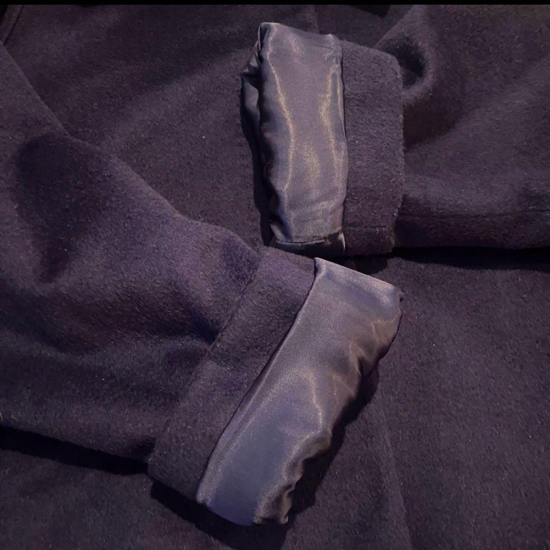 マックスマーラ　白タグ　スタンドカラーコート　比翼　アルパカ　ウール　40