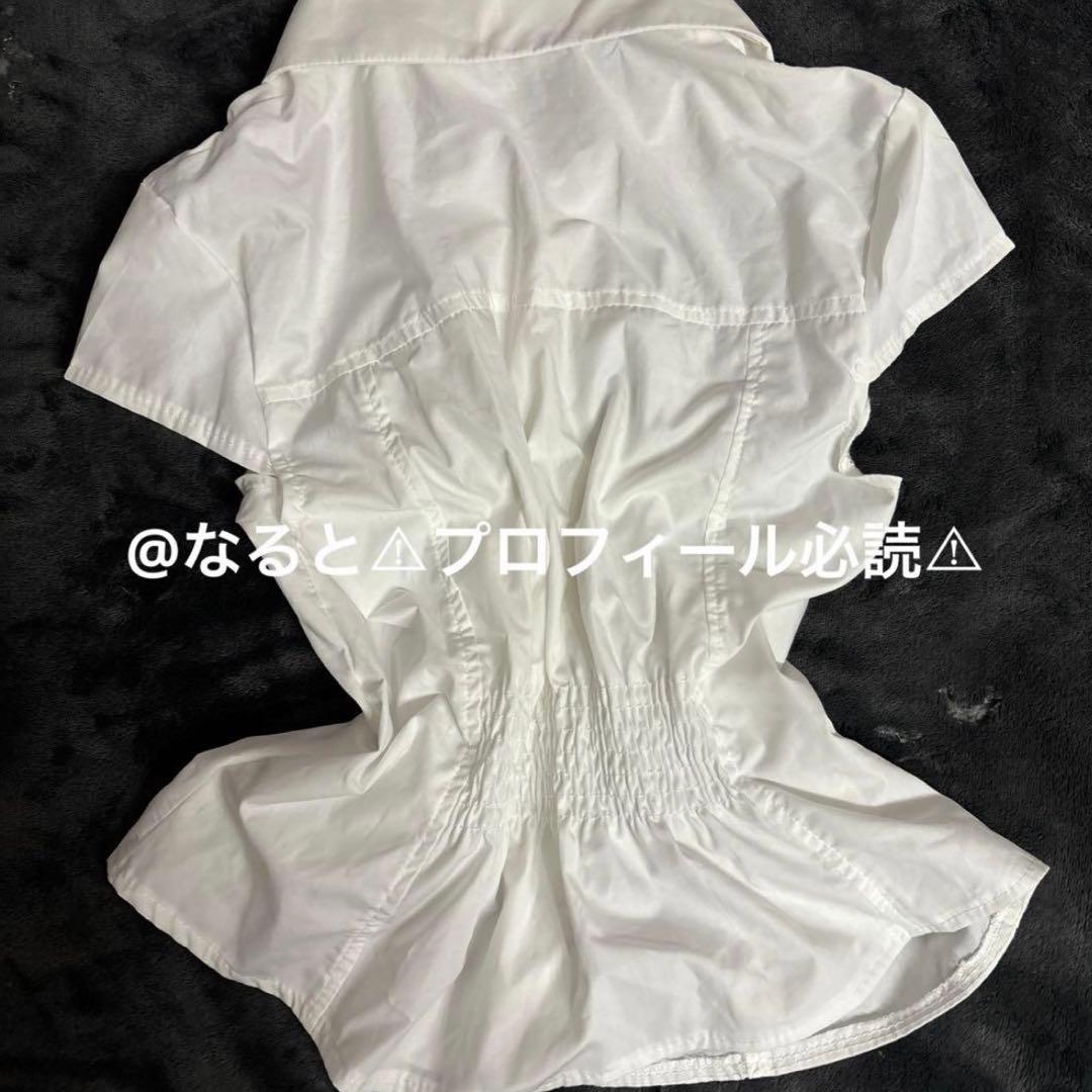 00s darkcore シャツ バレエコア ホラゲ ギャザー 黒ボタン